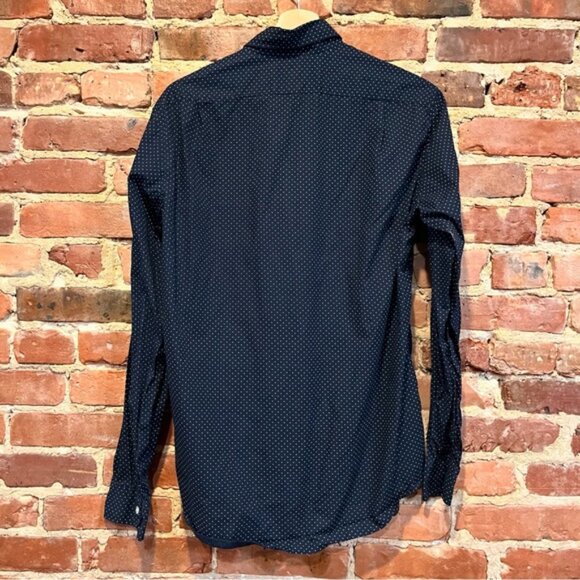 J. Crew Polka Dot Button Up Shirt Medium Slim - Picture 4 of 4